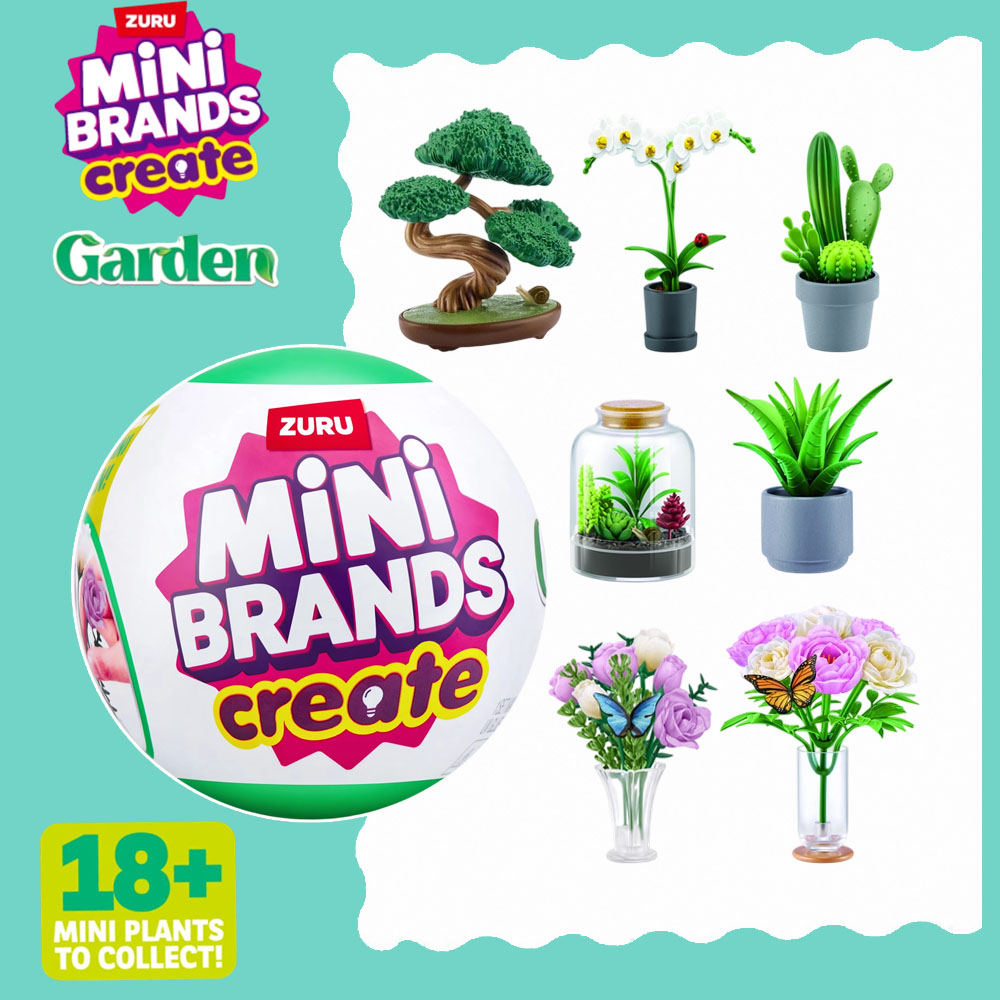 Succulent Set - ชุดต้นไม้ DIY กล่องสุ่มสวนจิ๋ว Zuru ของสะสมตกแต่งโต๊ะทำงาน แคปซูลเซอร์ไพรส์