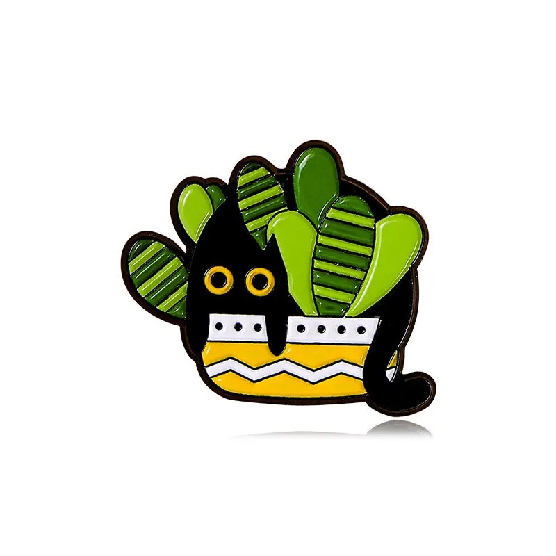เข็มกลัดเคลือบลายแมวในกระถางต้ - Pothos บทวิจารณ์และราคา