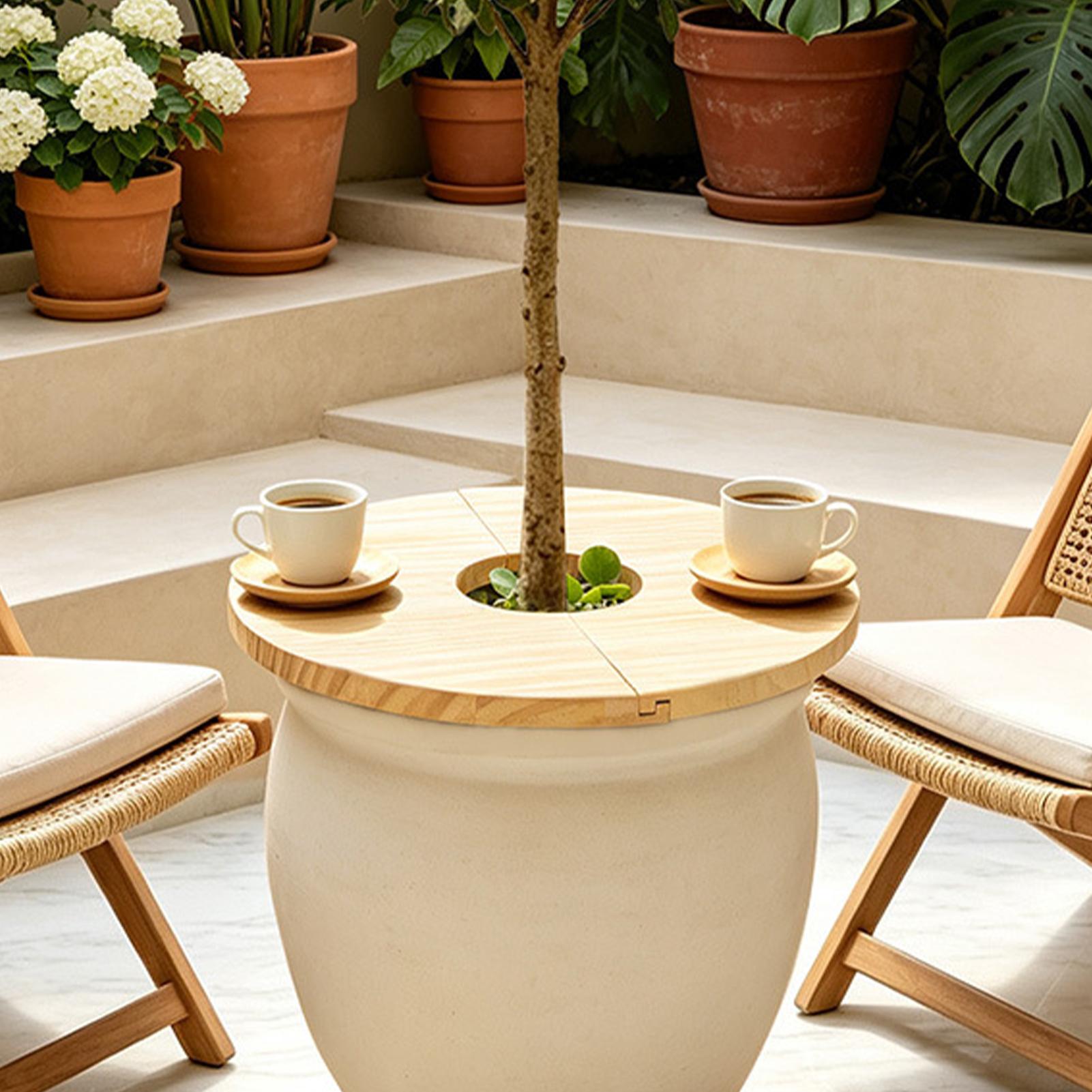 ฝาครอบกระถางดอกไม้ ตะแกรงไม้กั - Terracotta Pot บทวิจารณ์และราคา