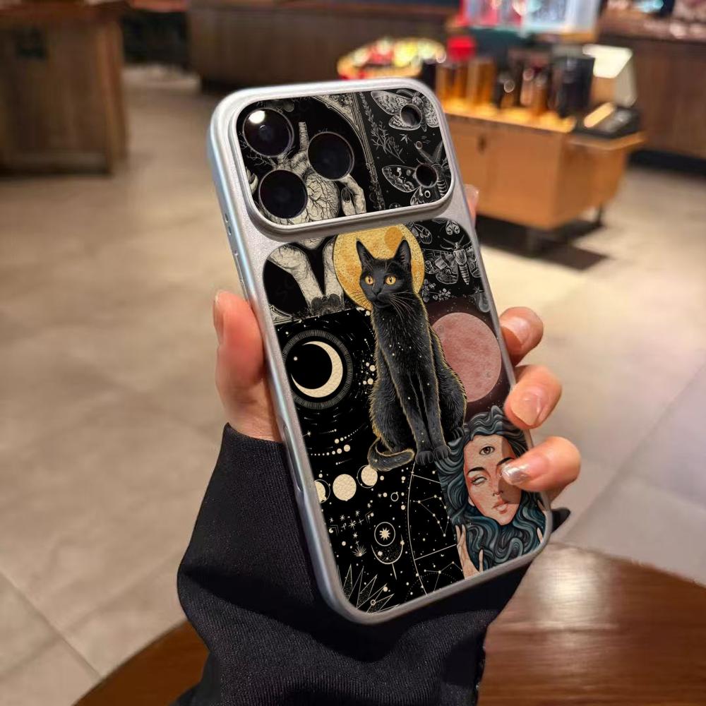 เคสโทรศัพท์ลายแมวปีศาจสีเข้มสุ - Monstera บทวิจารณ์และราคา