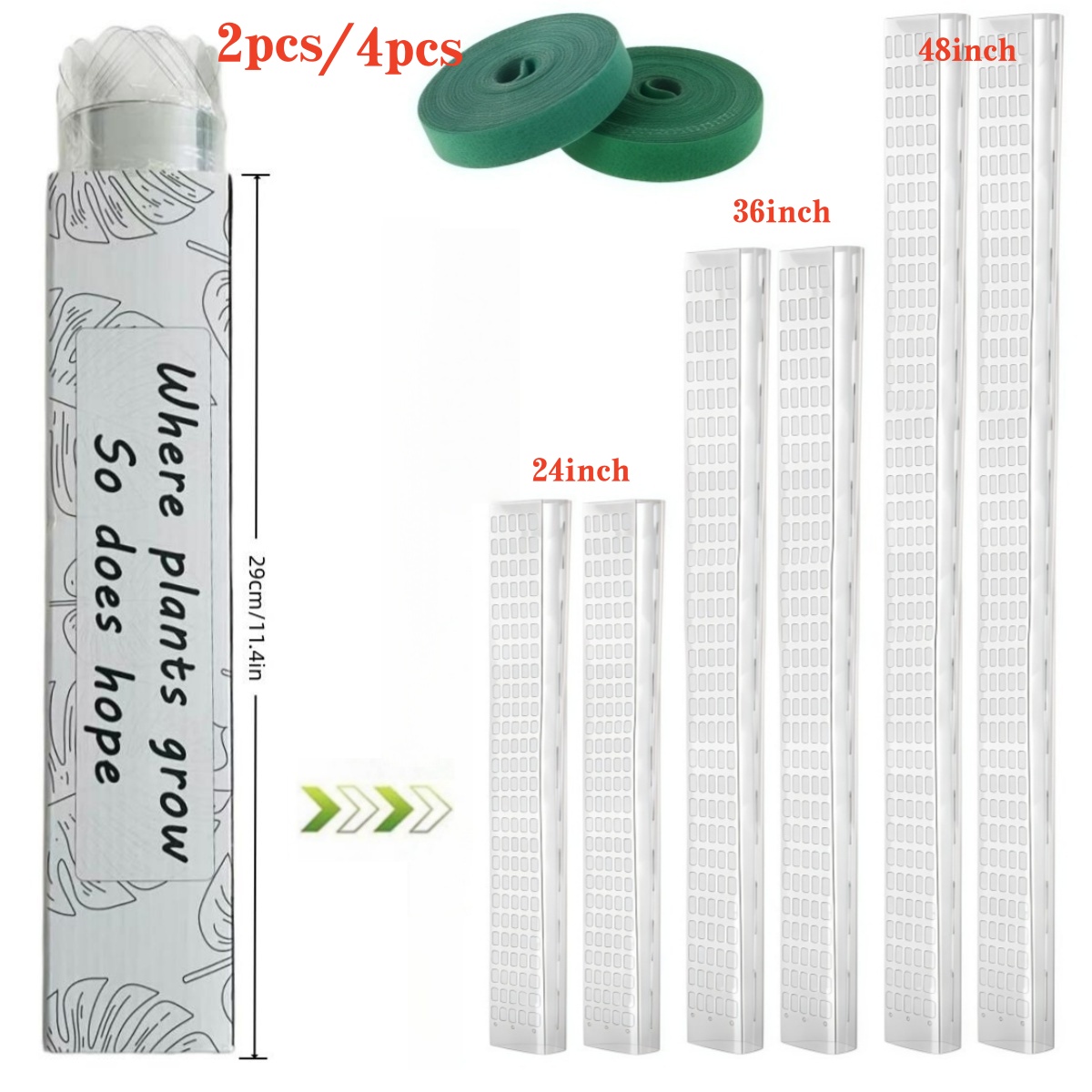 เสาพลาสติกสำหรับพืชเลื้อย สามา - Plant Support Stake บทวิจารณ์และราคา