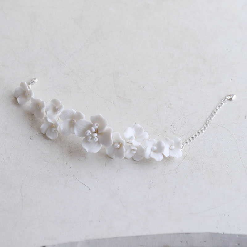 สร้อยข้อมือลายดอกไม้พอร์ซเลนสี - Snake Plant Ceramic บทวิจารณ์และราคา