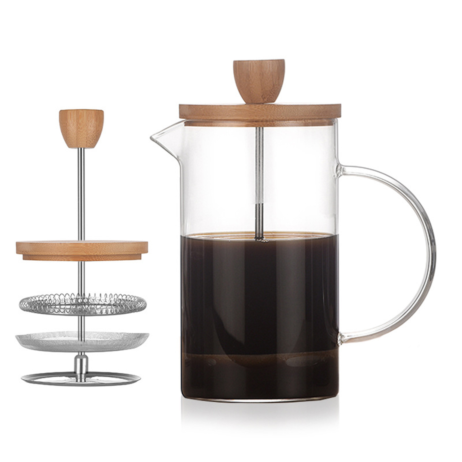 หม้อกรองกาแฟแบบฝรั่งเศสอเนกประ - Pothos บทวิจารณ์และราคา